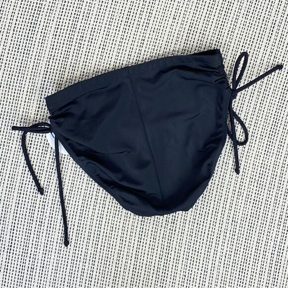 Mod Bod Ruched Sides Bikini Bottoms Black XS - Picture 2 of 6